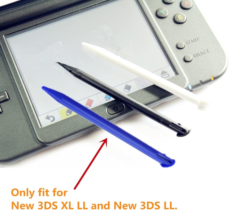 XHBTS 10 Pieces Plastic Replacement Touchscreen Stylus Pen, Compatible with Nintendo New 3DS XL, New 3DS LL (Blue) - Image 5